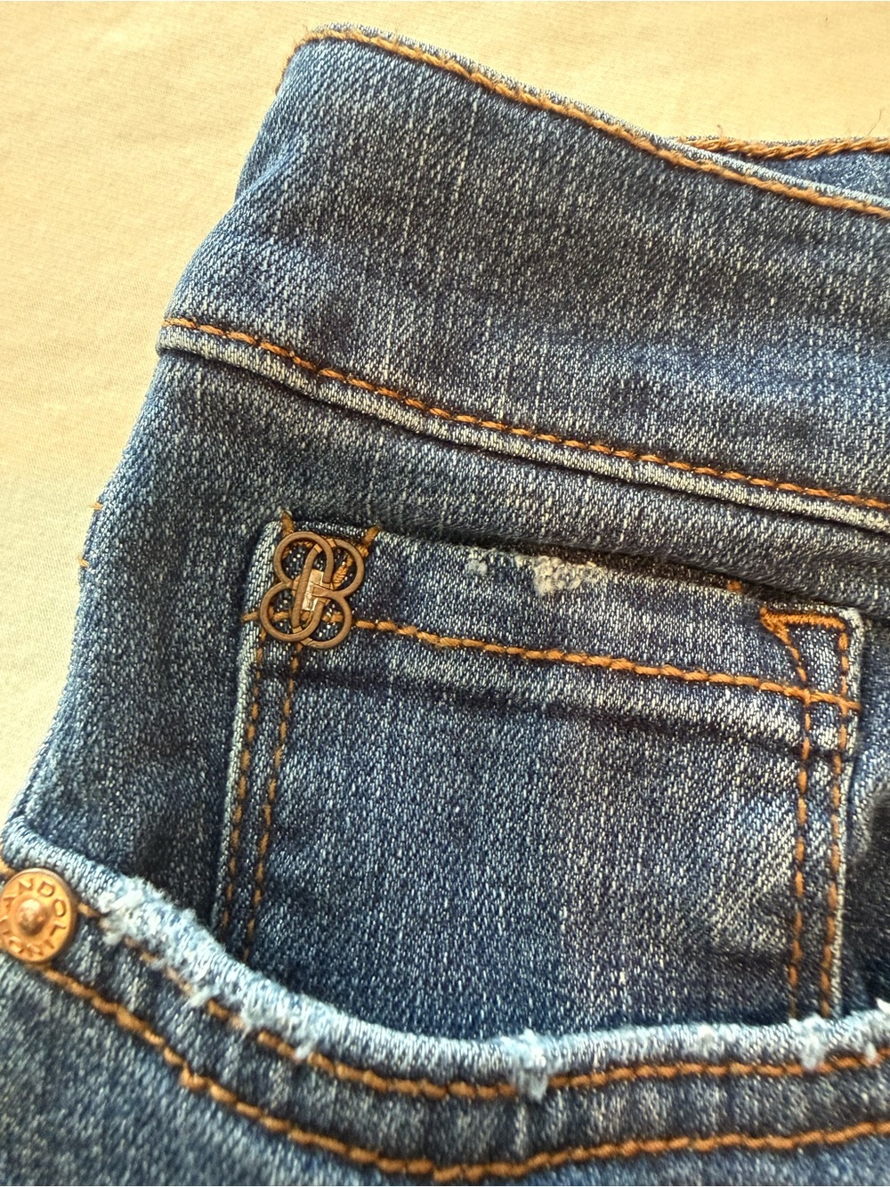 Bandolino Mandie Skinny Jeans in Dark Blue Denim Size 14 - Picture 5 of 13